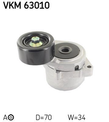 Galet tendeur de courroie d'accessoire SKF ref. VKM 63010